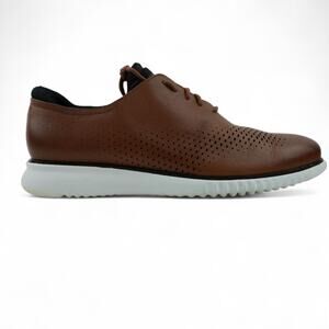 Cole Haan Shoes Mens 12M 2.Zerogrand Laser Wingtip Oxfords C27879 British Tan